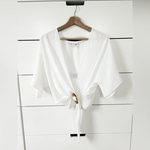 Top shop Wrap Top size 4